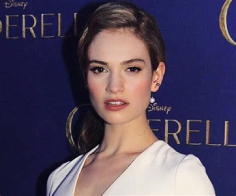 lily james personal life.